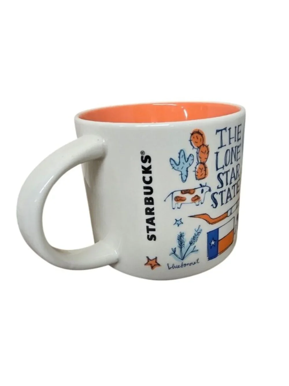 Starbucks Texas Mug Been There Series 14oz The Lone Star State